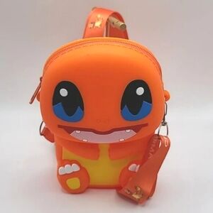 Cute Little Charmander Pokemon Crossbody Purse or Pouch